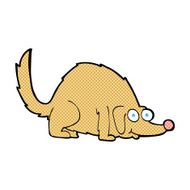 comic cartoon happy dog N7