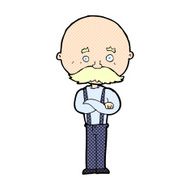 comic cartoon grandfather