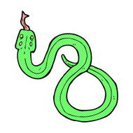 comic cartoon snake N9
