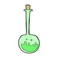 comic cartoon bubbling chemicals N3