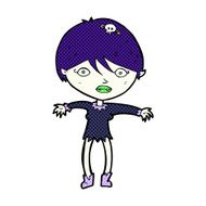 comic cartoon vampire girl N22