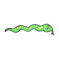 comic cartoon hissing snake N3