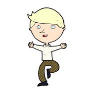 comic cartoon excited man N5