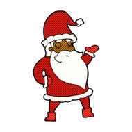 comic cartoon santa claus N20