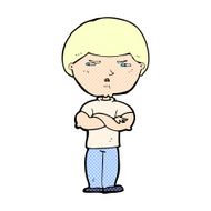 comic cartoon grumpy man N2