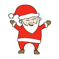 comic cartoon santa claus N22