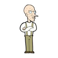 comic cartoon mean old man