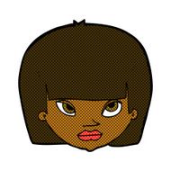 comic cartoon annoyed woman N20