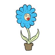 comic cartoon flower N32