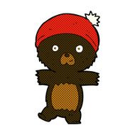 comic cartoon cute black bear