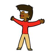 comic cartoon woman wearing glasses N3