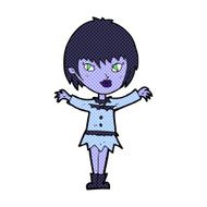 comic cartoon vampire girl N25
