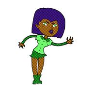comic cartoon vampire girl N26