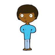 comic cartoon curious boy N5