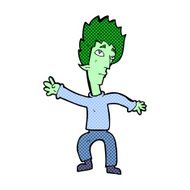 comic cartoon vampire man N13