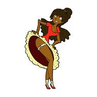 comic cartoon flamenco dancer N2