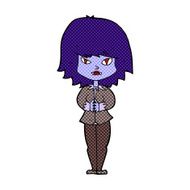 comic cartoon vampire woman N2