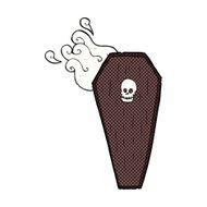spooky comic cartoon coffin N4