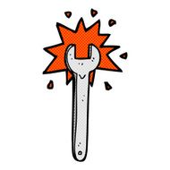 comic cartoon spanner N4