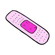 comic cartoon medical plaster N2