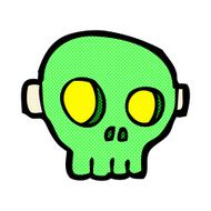 comic cartoon spooky skull mask N3