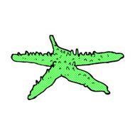 comic cartoon starfish N2