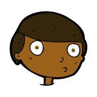 comic cartoon boy staring N2