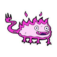 comic cartoon little fire demon N4