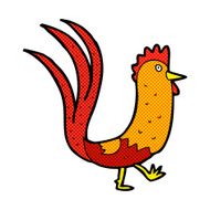 comic cartoon cockerel N4