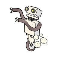 comic cartoon funny robot N8