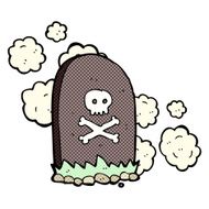 comic cartoon grave N2