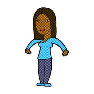 comic cartoon annoyed woman N24