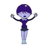comic cartoon vampire girl N27