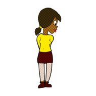 comic cartoon pretty girl N11