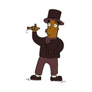 comic cartoon smoking gentleman N2