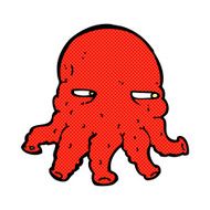 comic cartoon alien face N3