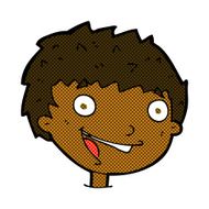 comic cartoon laughing boy N2