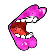 comic cartoon halloween mouth N2