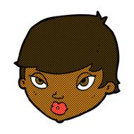 comic cartoon unimpressed woman N2