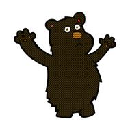 comic cartoon funny black bear