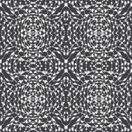 Ethnic monochrome seamless pattern Hand-drawn background template N8