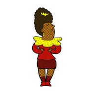 comic cartoon aristocratic woman N2