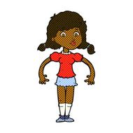 comic cartoon pretty girl N12