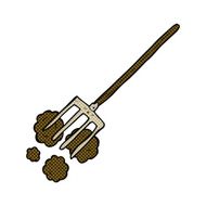 comic cartoon pitch fork N2