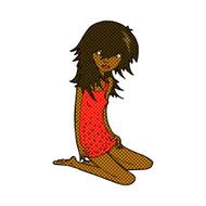 comic cartoon pretty girl N13