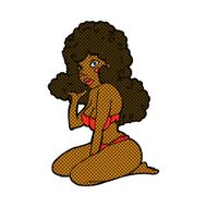 comic cartoon pin up girl N2