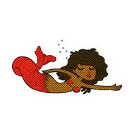 comic cartoon mermaid N8