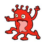comic cartoon weird little alien N3