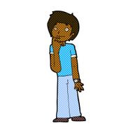 comic cartoon boy wondering N2
