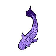 comic cartoon fish N14